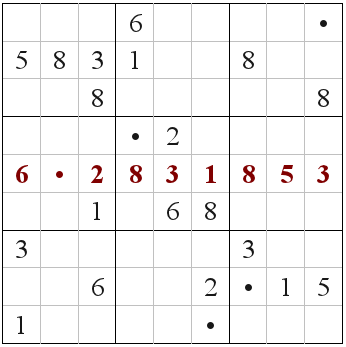 Sudoku puzzle based on the digits of tau